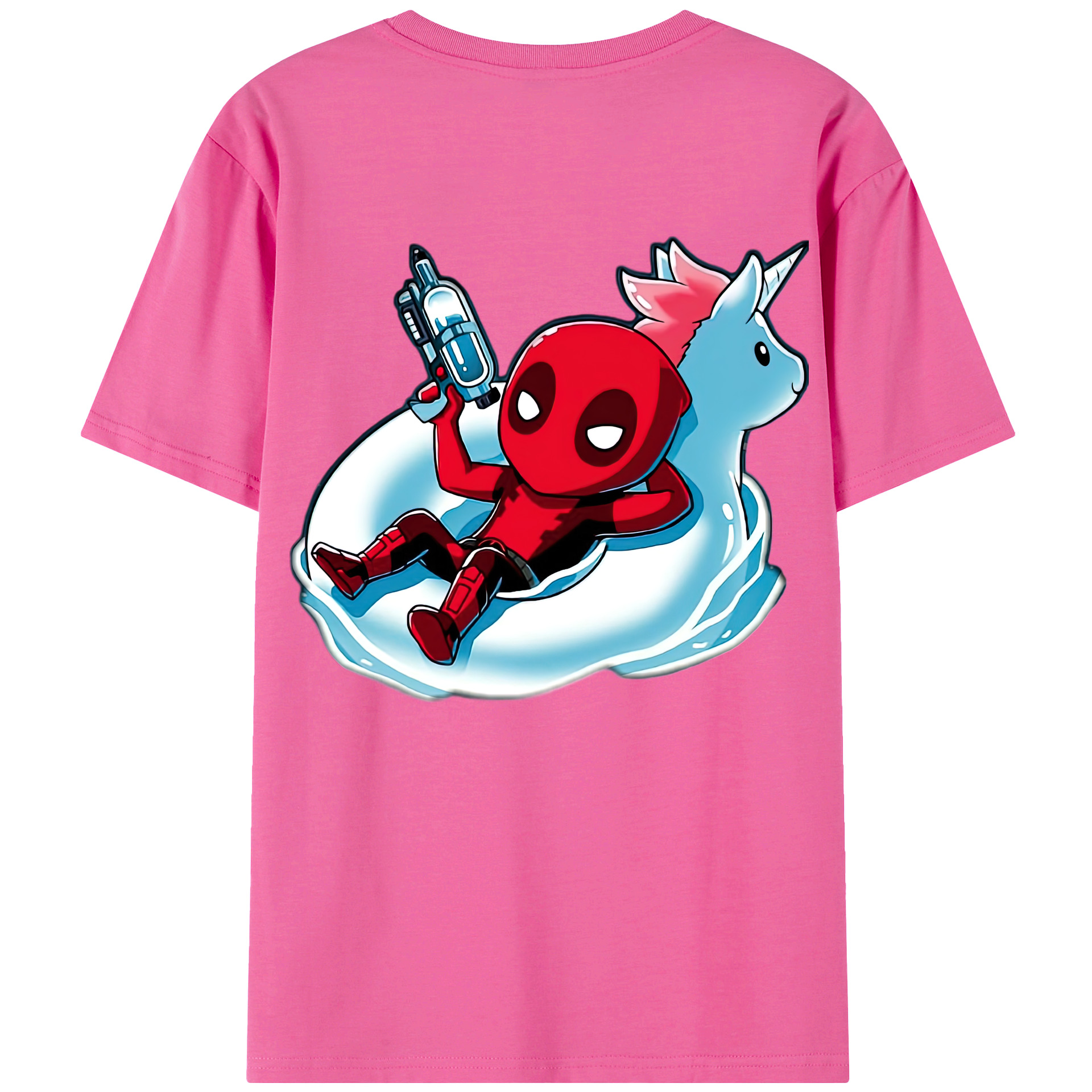 （画像用） Deadpool デッドプール レディース半袖Tシャツ(バックプリント)